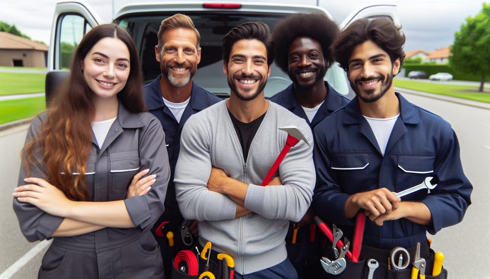 Our professional team at Popular Garage Doors Repair